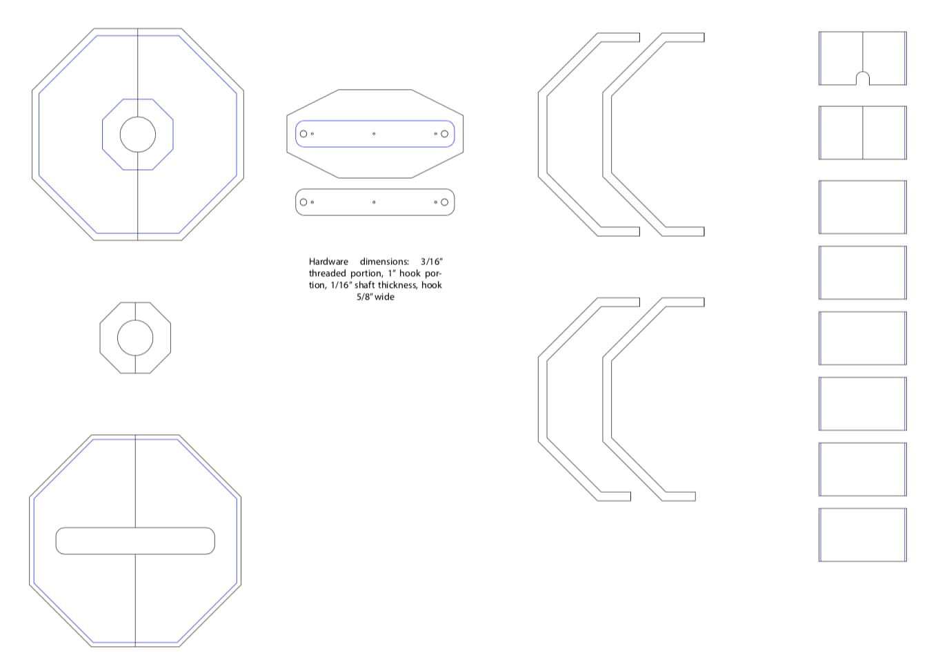 Lamp casing laser cut layout