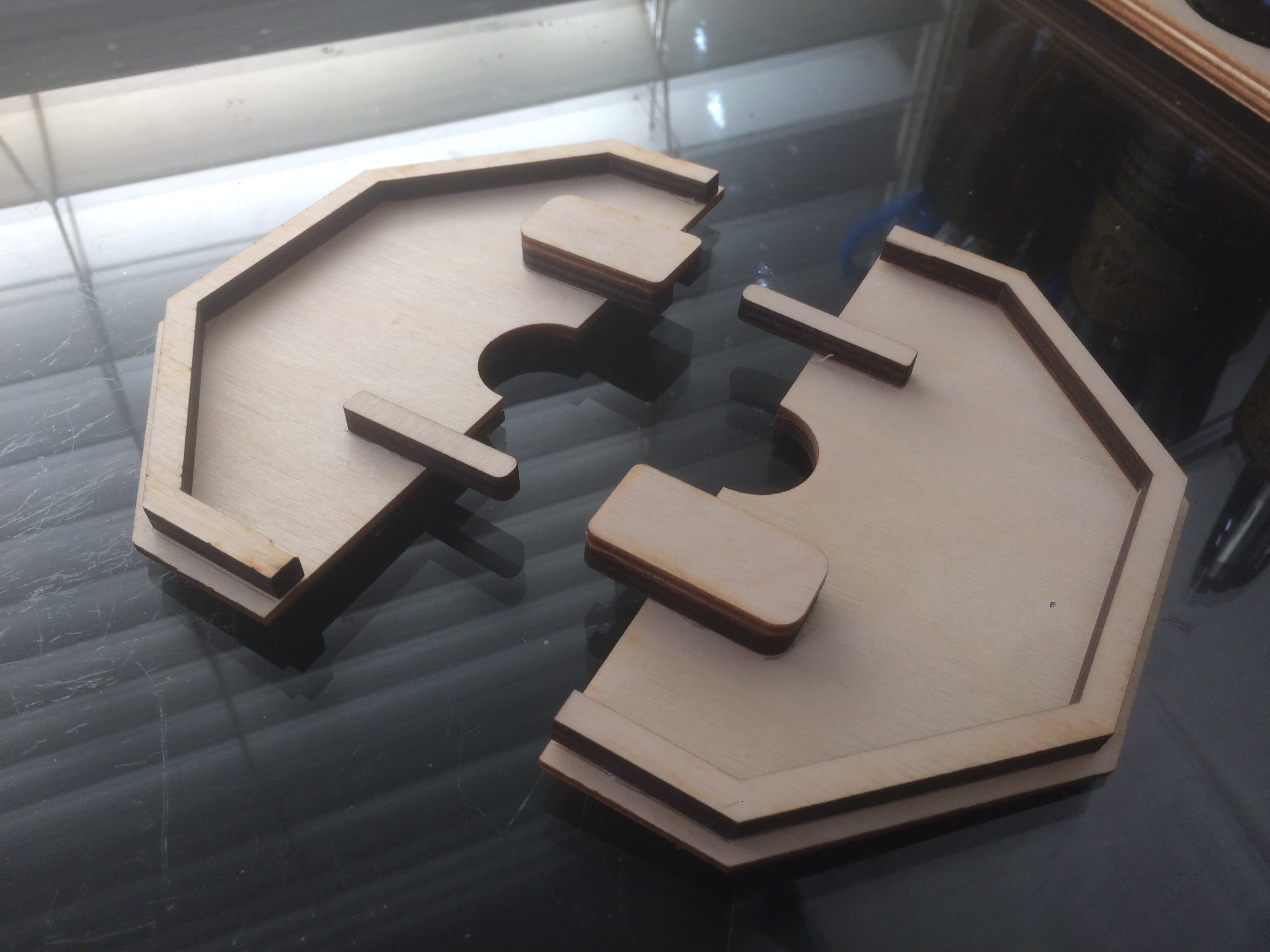 Prototyping laser-cut mortise and tenon joints